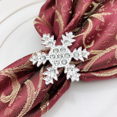 Hotel Western Food Green Christmas Tree Napkin Ring Napkin Ring Alloy Diamond Napkin Ring Napkin Ring Wholesale