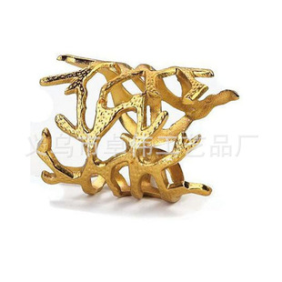 New Fashion Christmas Festival DiningTable Decoration Snowflake Napkin Ring Deer Napkin Ring Christmas Tree Napkin Ring