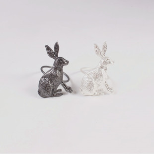 New Fashion Christmas Festival DiningTable Decoration Snowflake Napkin Ring Deer Napkin Ring Christmas Tree Napkin Ring