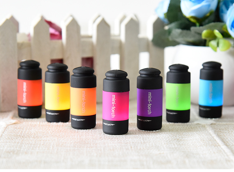 Super Bright Mini Torch USB Rechargeable Pocket Keychain Small Flashlight Led Strong Light Waterproof Travel Portable