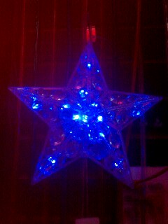 Christmas lights 30 cm stars