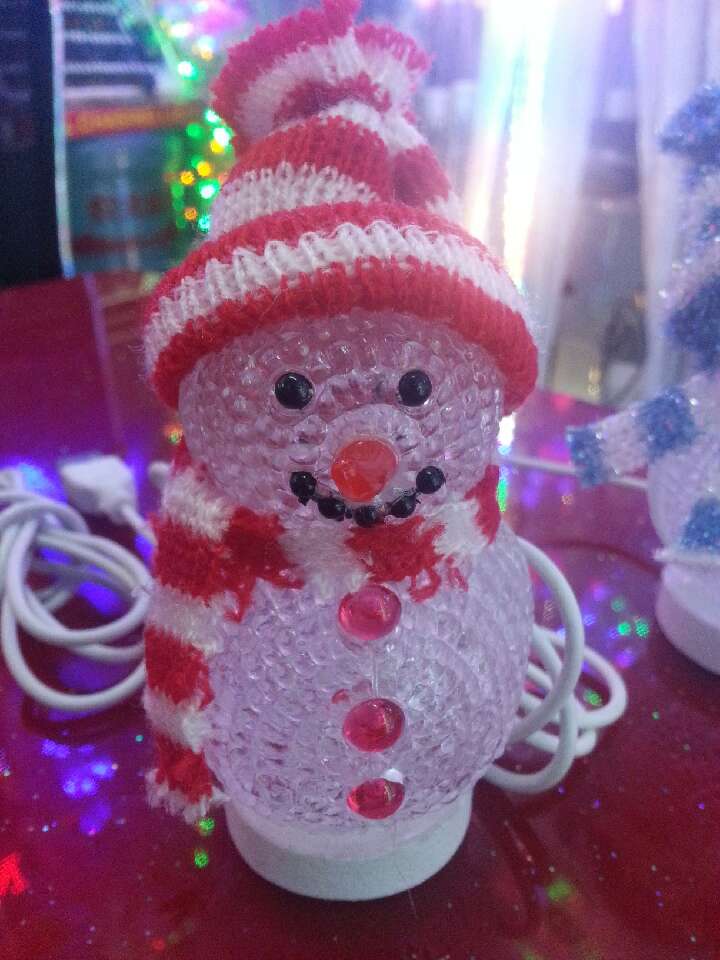 USB Christmas lights snowman
