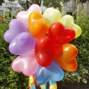 Mixed or pure latex love balloon inflatable toys