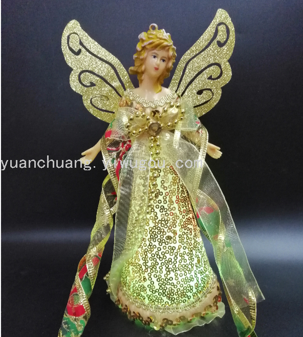 Christmas Angel Ornaments with Lights Angel Ornaments Christmas Decorations Christmas Tree Top Decoration New 12*20