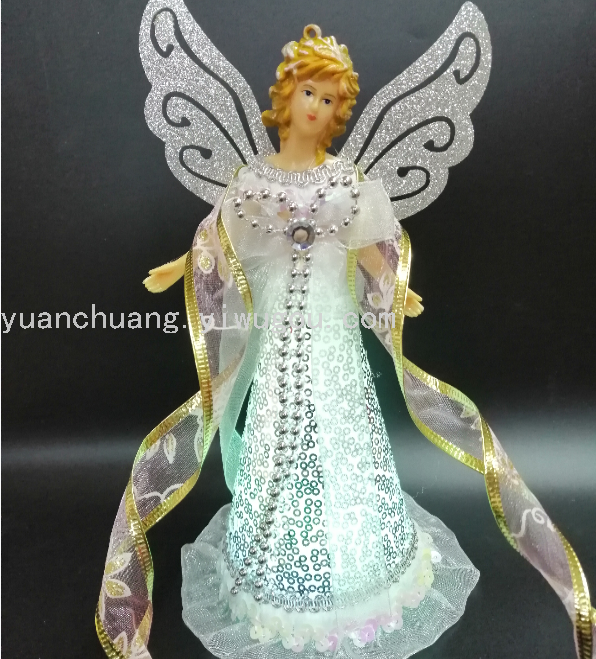Christmas Angel Ornaments with Lights Angel Ornaments Christmas Decorations Christmas Tree Top Decoration New 12*20