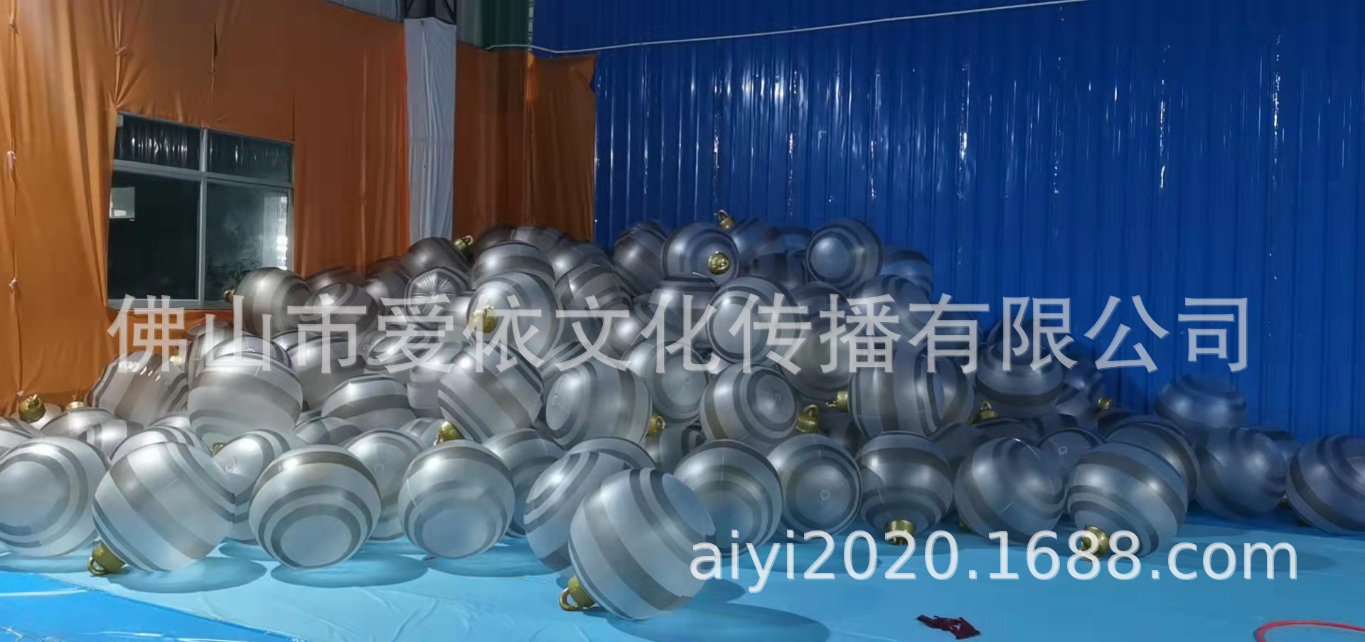 Christmas Jewelry Ball Outdoor Fun Holiday Atmosphere Crafts PVC Inflatable Toy Ball Independent Station Cross-Border Hot