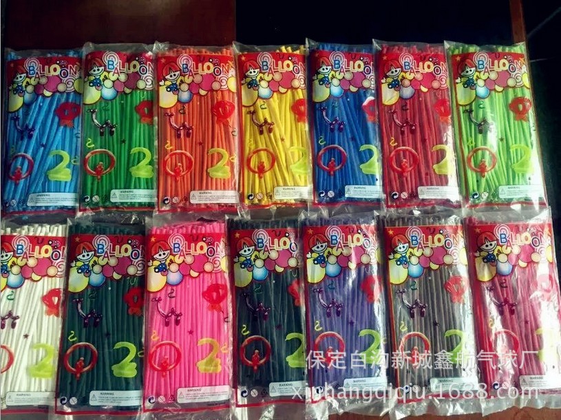 Factory Supply 260 Latex Monochrome Special-Shaped Magic Balloon 1.8G Variety Woven Long Balloon Factory Supply 260 Latex Monochrome Special-Shaped Magic Balloon 1.8G Variety Woven Long Balloon
