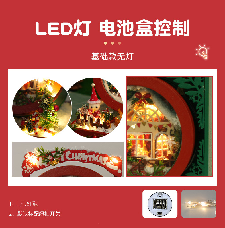 Tianyu DIY Cottage TH11 Flower round Small Box Christmas Style Hand-Assembled Creative Gift for Making Toy Model Tianyu DIY Cottage TH11 Flower round Small Box Christmas Style Hand-Assembled Creative Gift for Making Toy Model