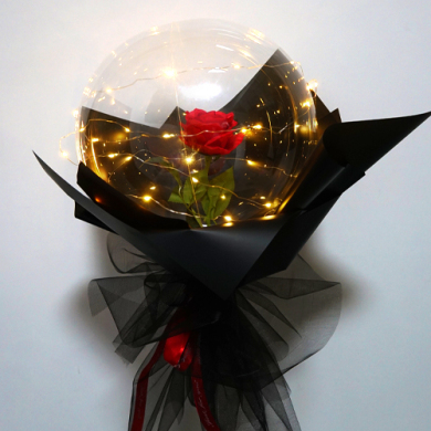 New Internet Celebrity Bounce Ball Rose Balloon Stall Night Market Birthday Party Decorative Festival Balloon Manufacturer