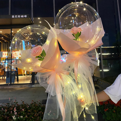 New Internet Celebrity Bounce Ball Rose Balloon Stall Night Market Birthday Party Decorative Festival Balloon Manufacturer New Internet Celebrity Bounce Ball Rose Balloon Stall Night Market Birthday Party Decorative Festival Balloon Manufacturer
