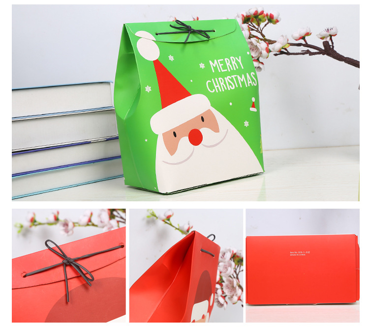 Tao 1688 Supply Large Santa Claus Gift Box Wholesale Factory Direct Sales Shopping Handbag Food Bag Customization Tao 1688 Supply Large Santa Claus Gift Box Wholesale Factory Direct Sales Shopping Handbag Food Bag Customization