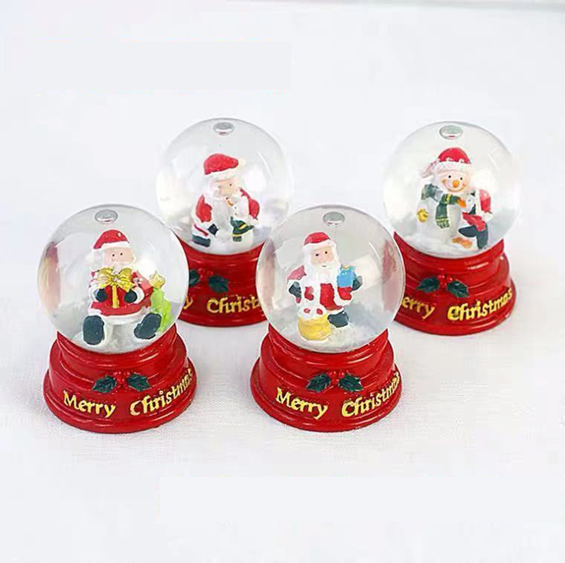 Christmas Crystal Ball Decoration Baking Cake Topper Santa Claus Sled Gift Bag Decoration Dessert Table Doll Christmas Crystal Ball Decoration Baking Cake Topper Santa Claus Sled Gift Bag Decoration Dessert Table Doll