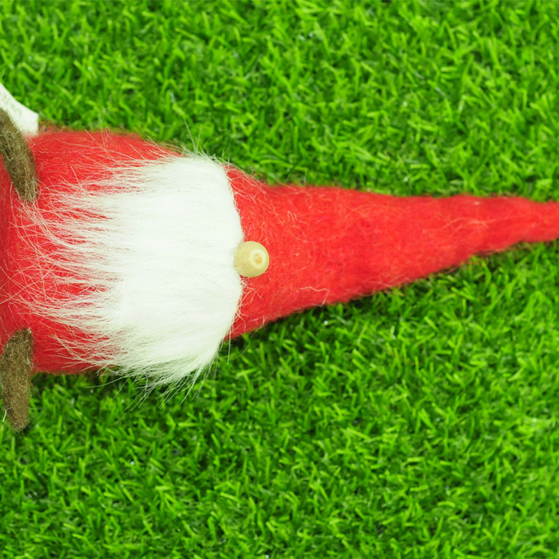 Poke Handmade Wool Felt Decoration Santa Claus Decoration Factory Customized Creative Photography Props Crafts