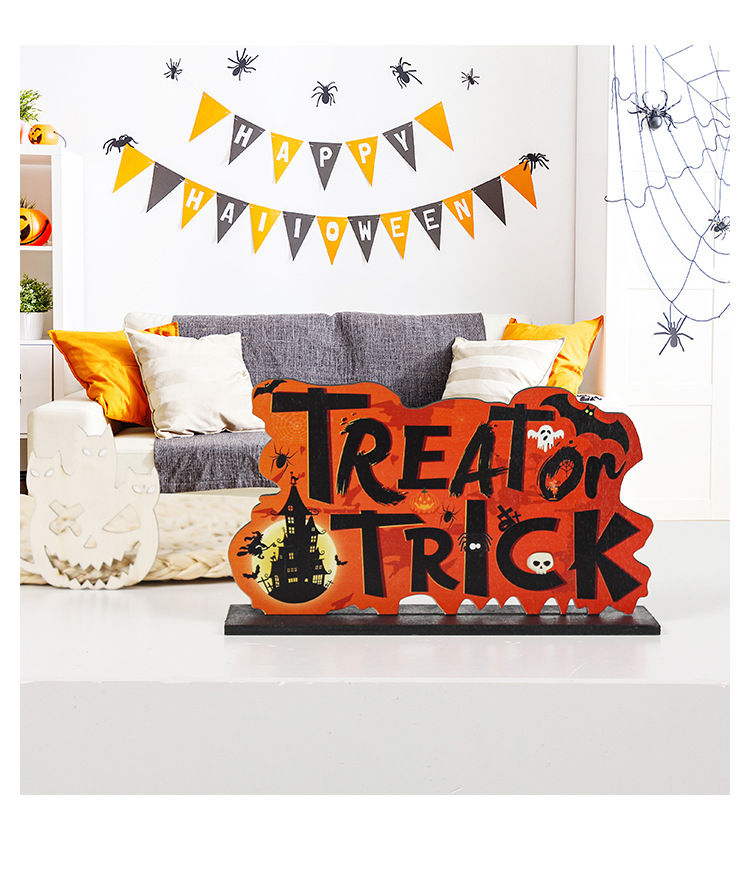 2021 New Halloween Pumpkin Wooden Decoration Home Festival Decoration Supplies Bar Party Scene Layout 2021 New Halloween Pumpkin Wooden Decoration Home Festival Decoration Supplies Bar Party Scene Layout