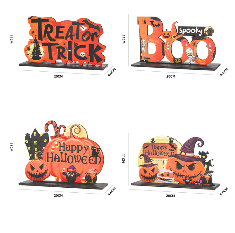 2021 New Halloween Pumpkin Wooden Decoration Home Festival Decoration Supplies Bar Party Scene Layout 2021 New Halloween Pumpkin Wooden Decoration Home Festival Decoration Supplies Bar Party Scene Layout