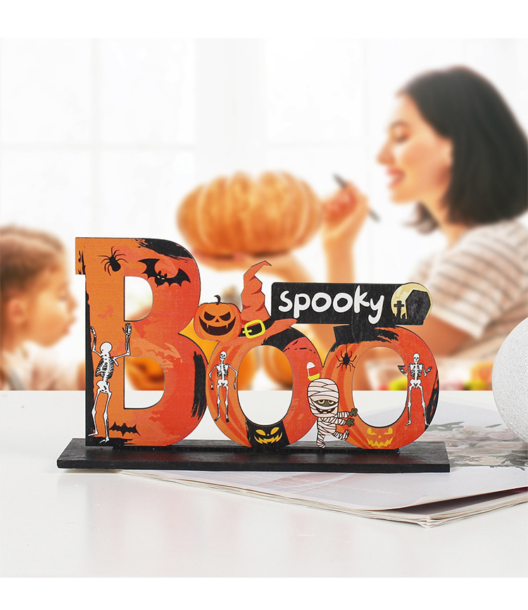 2021 New Halloween Pumpkin Wooden Decoration Home Festival Decoration Supplies Bar Party Scene Layout 2021 New Halloween Pumpkin Wooden Decoration Home Festival Decoration Supplies Bar Party Scene Layout