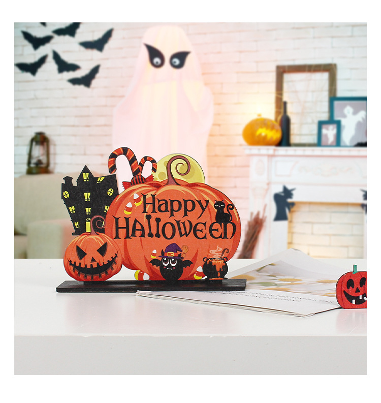 2021 New Halloween Pumpkin Wooden Decoration Home Festival Decoration Supplies Bar Party Scene Layout 2021 New Halloween Pumpkin Wooden Decoration Home Festival Decoration Supplies Bar Party Scene Layout