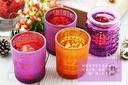 Factory direct European style style christmas snowflake reindeer tea candle cup and Santa Claus