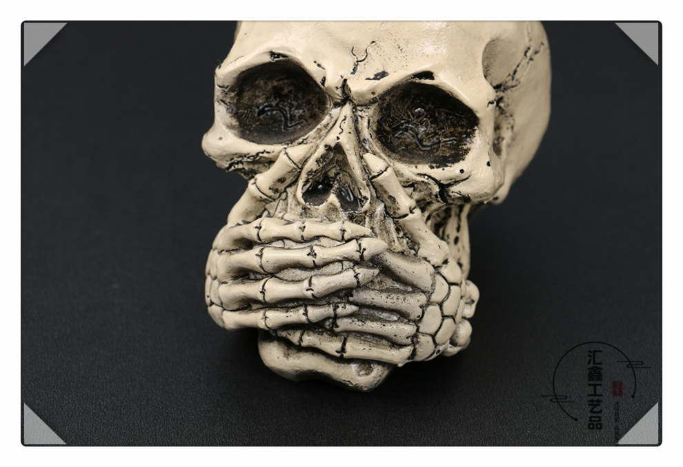 Halloween Bar Haunted House Chamber Escape Decorations Arrangement Decoration Skull Shape Festival Decoration Supplies