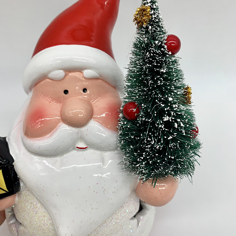 Christmas Ceramic Crafts Santa Claus Snowman LED light Desktop Decoration Bar Shop Window Home Decoration Ornaments Christmas Ceramic Crafts Santa Claus Snowman LED light Desktop Decoration Bar Shop Window Home Decoration Ornaments