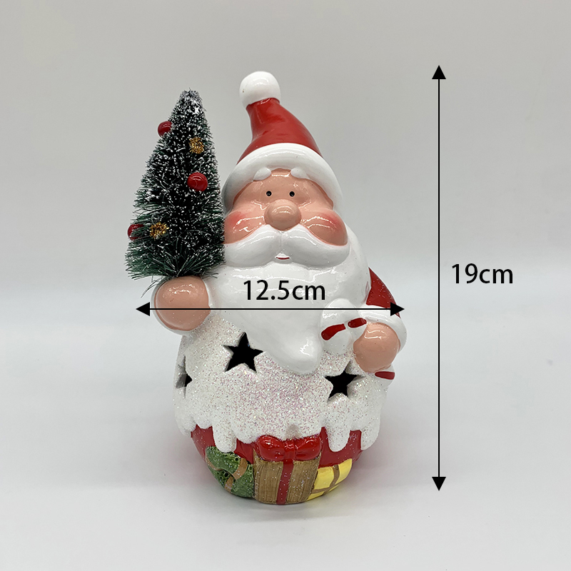 Christmas Ceramic Crafts Santa Claus Snowman LED light Desktop Decoration Bar Shop Window Home Decoration Ornaments Christmas Ceramic Crafts Santa Claus Snowman LED light Desktop Decoration Bar Shop Window Home Decoration Ornaments
