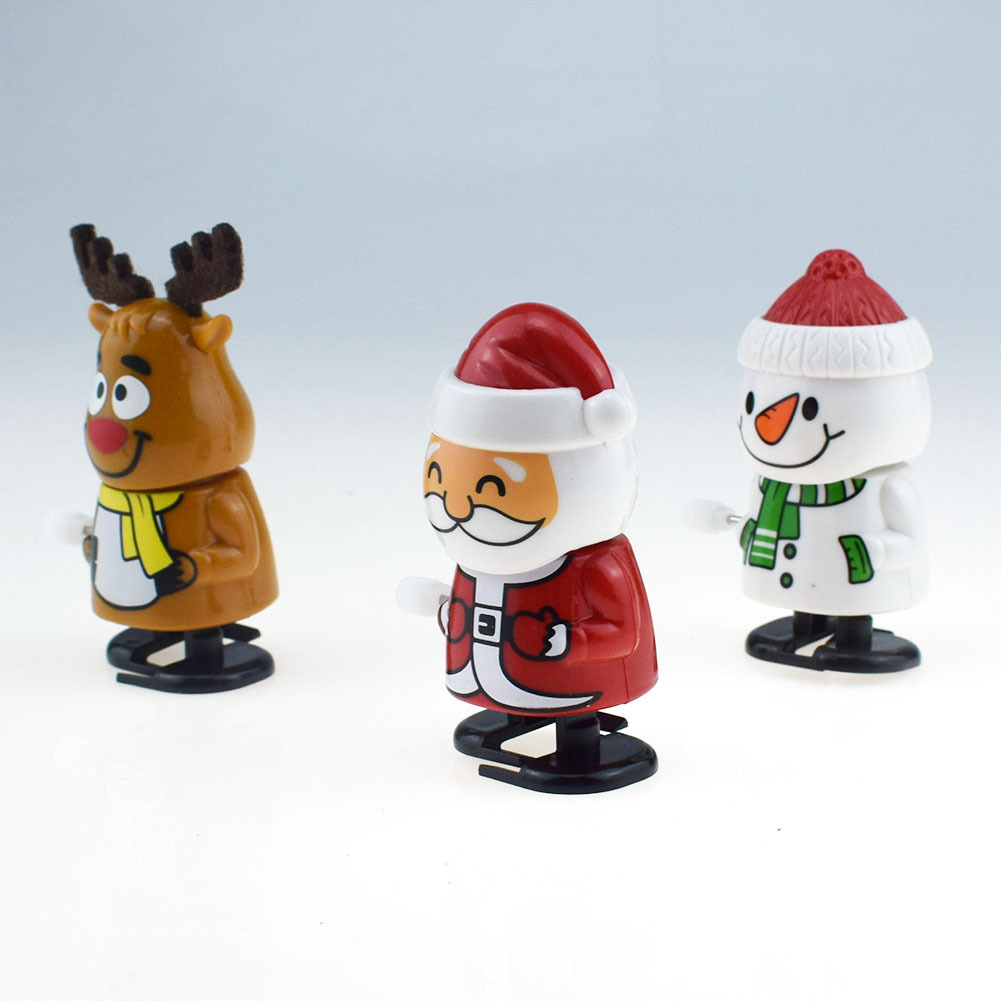 Cute Clockwork Santa Claus Shaking His Head Walking Winding Santa Claus Snowman Toy Chain Elk Cross-Border Supply Cute Clockwork Santa Claus Shaking His Head Walking Winding Santa Claus Snowman Toy Chain Elk Cross-Border Supply