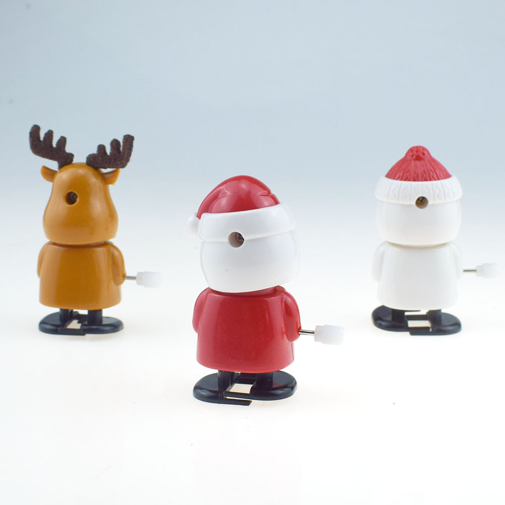 Cute Clockwork Santa Claus Shaking His Head Walking Winding Santa Claus Snowman Toy Chain Elk Cross-Border Supply Cute Clockwork Santa Claus Shaking His Head Walking Winding Santa Claus Snowman Toy Chain Elk Cross-Border Supply