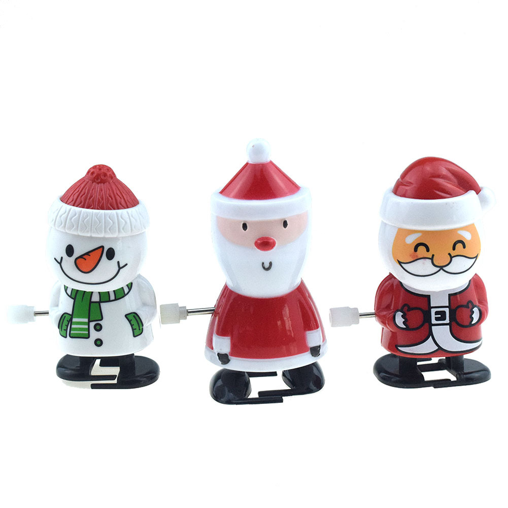Cute Clockwork Santa Claus Shaking His Head Walking Winding Santa Claus Snowman Toy Chain Elk Cross-Border Supply Cute Clockwork Santa Claus Shaking His Head Walking Winding Santa Claus Snowman Toy Chain Elk Cross-Border Supply