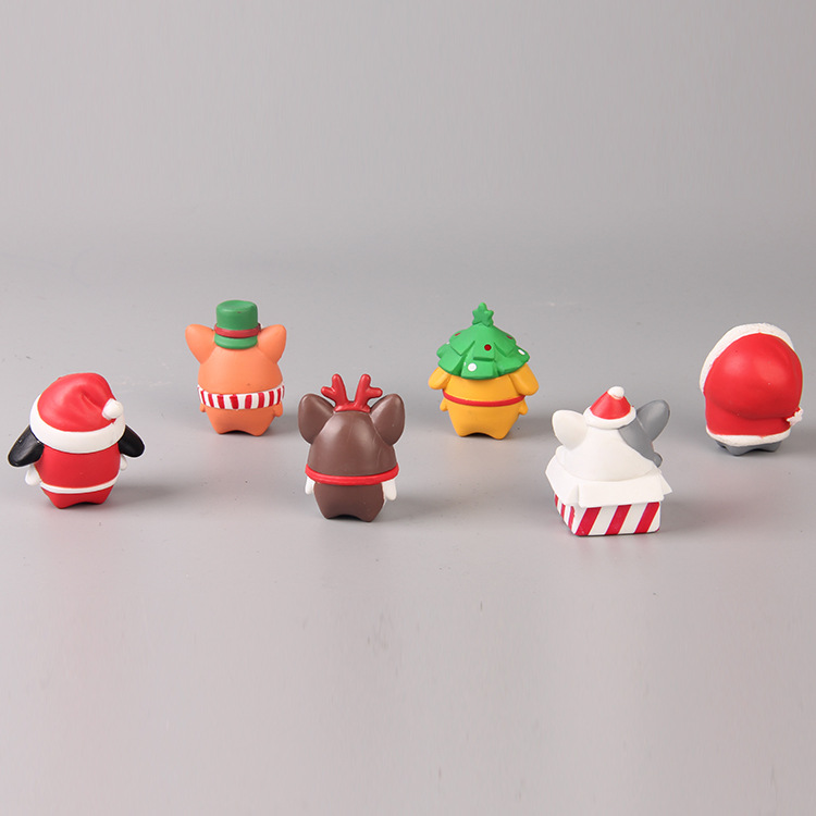 6 Christmas Dog Hand-Made Anime Peripheral Cartoon Christmas Christmas Tree Santa Claus Puppy Doll Ornaments 6 Christmas Dog Hand-Made Anime Peripheral Cartoon Christmas Christmas Tree Santa Claus Puppy Doll Ornaments