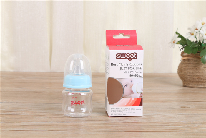 Neonatal bottle newborn baby wide caliber anti - drop mini trumpet 60 ml drinking milk bottle Neonatal bottle newborn baby wide caliber anti - drop mini trumpet 60 ml drinking milk bottle