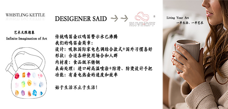 Ruyi Kitchenware New Green Whistle Kettle Nylon Anti-Scald Handle EBay Cross-Border Kitchenware Sound Water Pot Ruyi Kitchenware New Green Whistle Kettle Nylon Anti-Scald Handle EBay Cross-Border Kitchenware Sound Water Pot