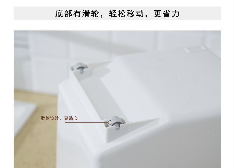 household kitchen rice box 15kg plastic rice storage drum with sealing ring 10kg insectproof moistureproof flour drum