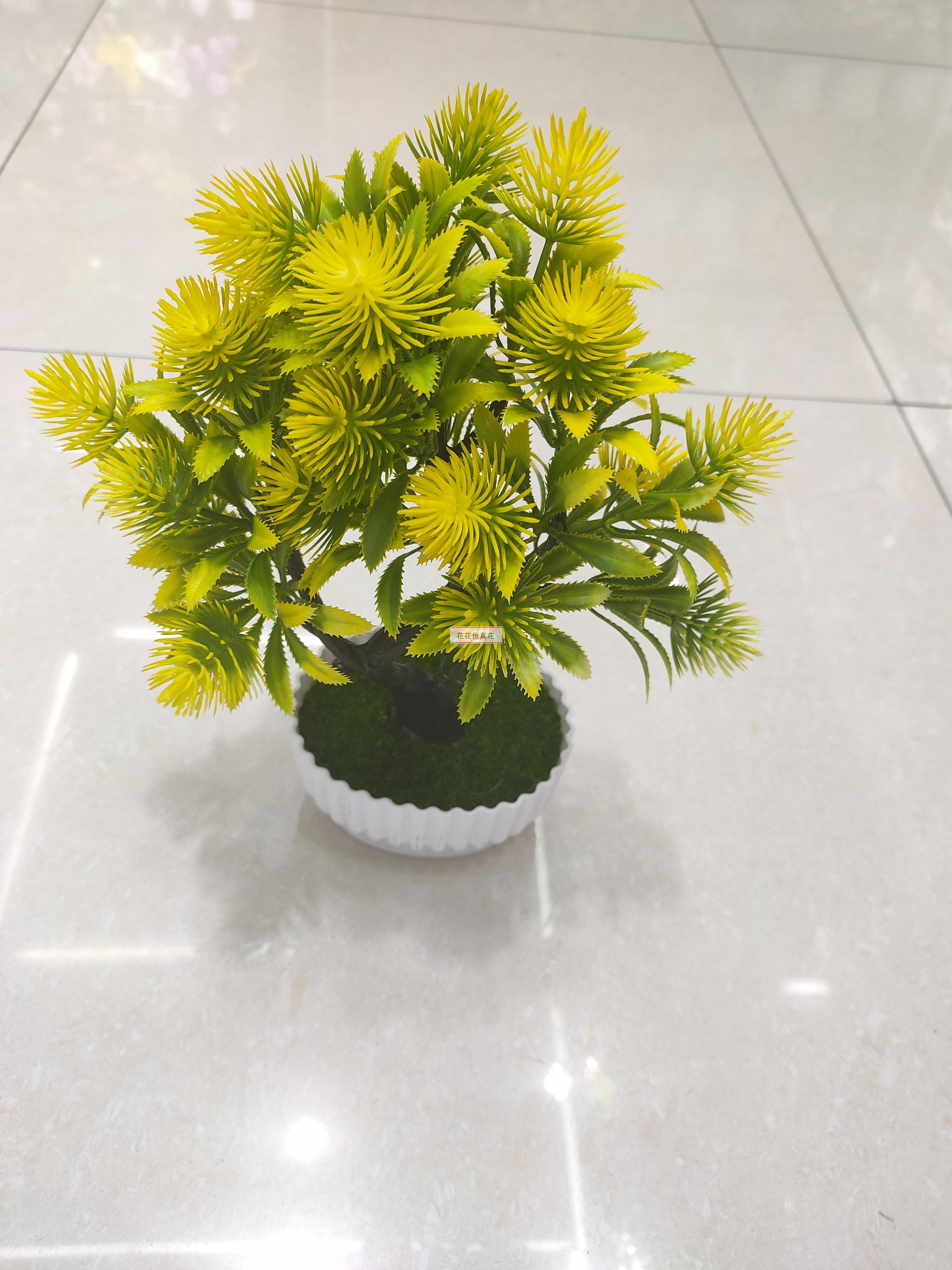 New color pine simulation bonsai green living room Christmas gift fake flowers wholesale