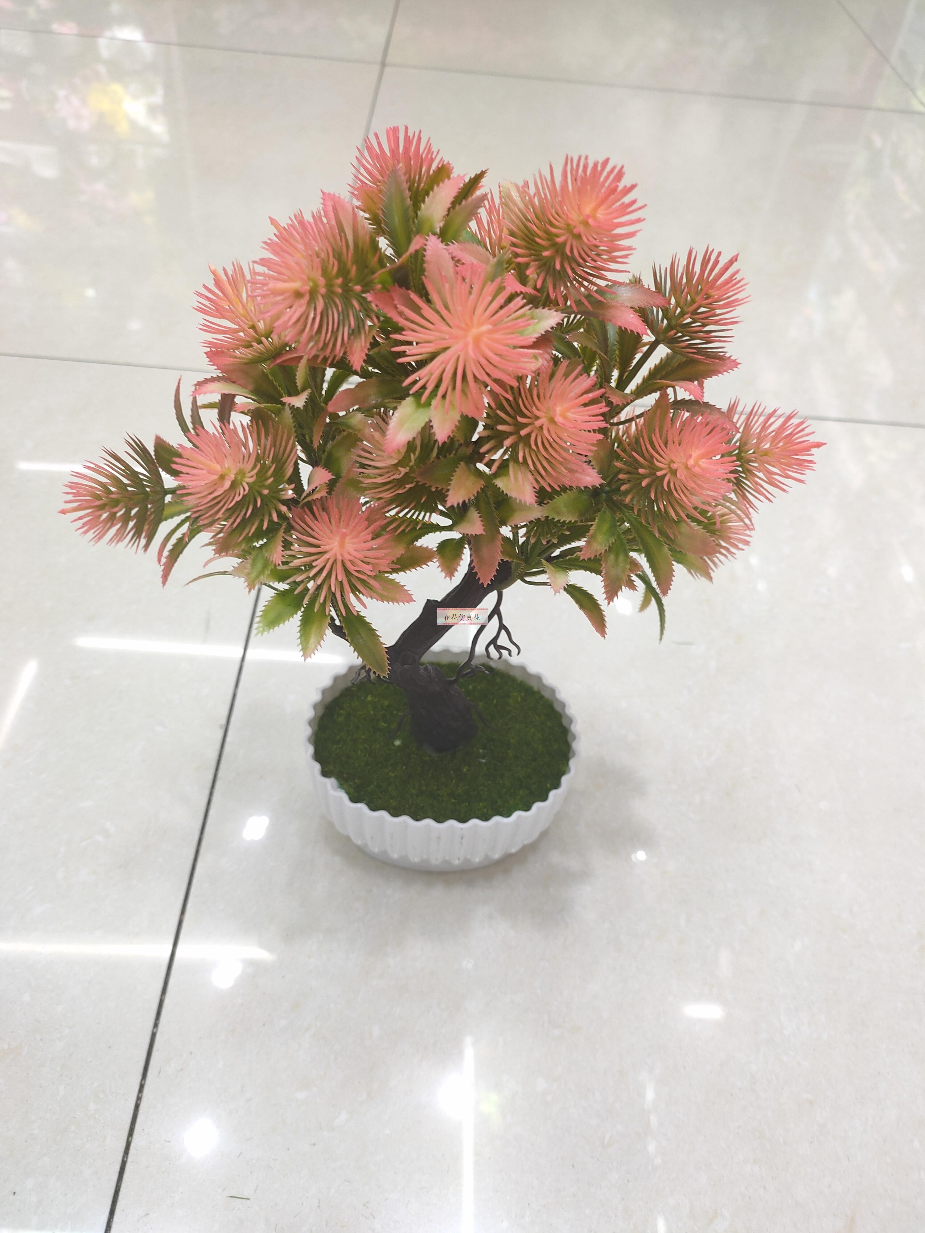New color pine simulation bonsai green living room Christmas gift fake flowers wholesale