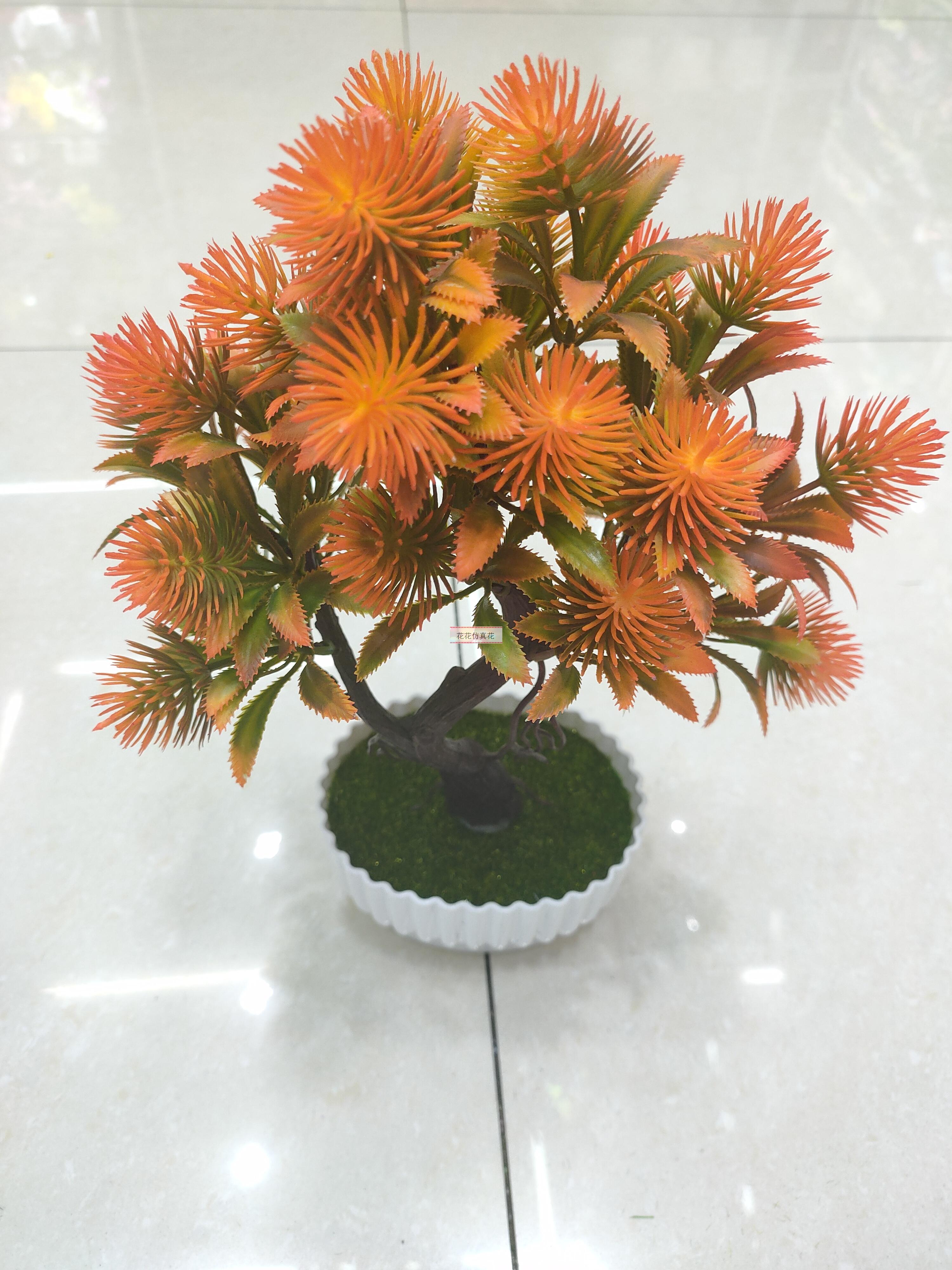 New color pine simulation bonsai green living room Christmas gift fake flowers wholesale