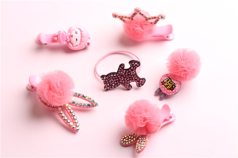 Children's hair set baby hairpin hair rope birthday crown gift box children gift