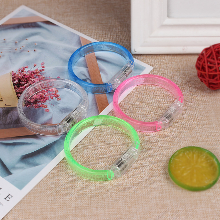 Colorful Luminous Bracelet Led Luminous Hand Ring Broadband Bracelet Luminescent Toy Night Market Stall Hot Sale Toys