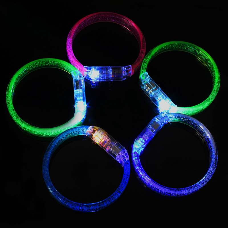 Colorful Luminous Bracelet Led Luminous Hand Ring Broadband Bracelet Luminescent Toy Night Market Stall Hot Sale Toys