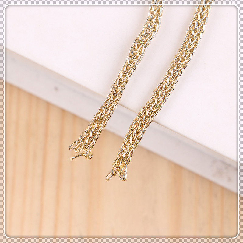 Gold and Silver Thread Clothing Tag Card Pendant Gift Bag Wedding Invitation Card Hang Rope Liquor Licensing Inelastic Thread Gold and Silver Thread Clothing Tag Card Pendant Gift Bag Wedding Invitation Card Hang Rope Liquor Licensing Inelastic Thread