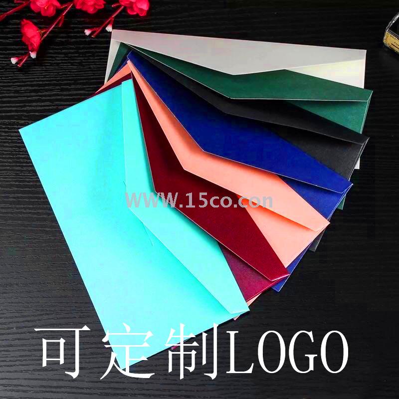 European and western pearl paper envelope enterprises can customize LOGO business invitation letter wedding letter