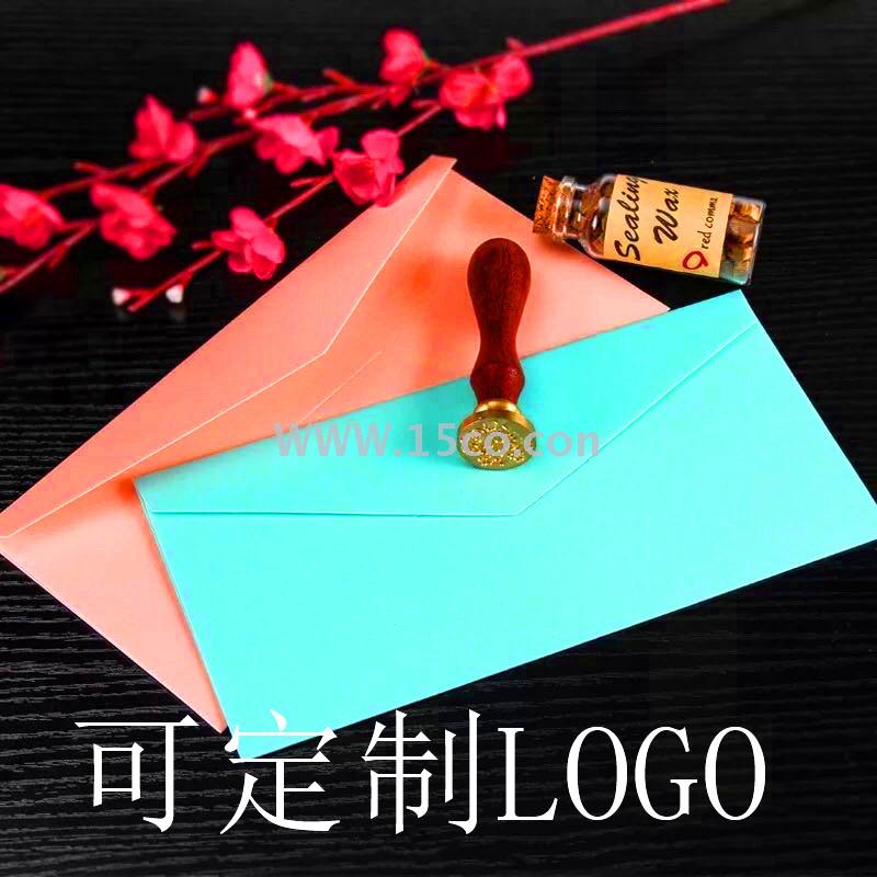 European and western pearl paper envelope enterprises can customize LOGO business invitation letter wedding letter