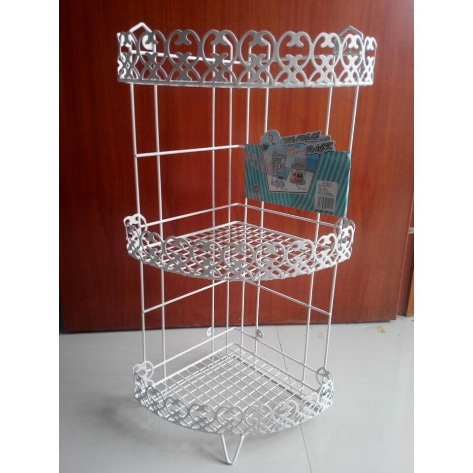 Tieyi bathroom corner rack 3 floor bathroom shelf Wall Hanging Desk Triangle Cosmetics Storage rack