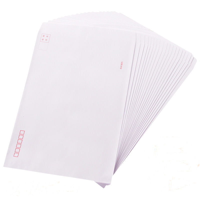 Deli Envelope Kraft Paper Envelope A4 Large White Envelope Paper Bag Envelope Bag Invoice Invitation Envelope