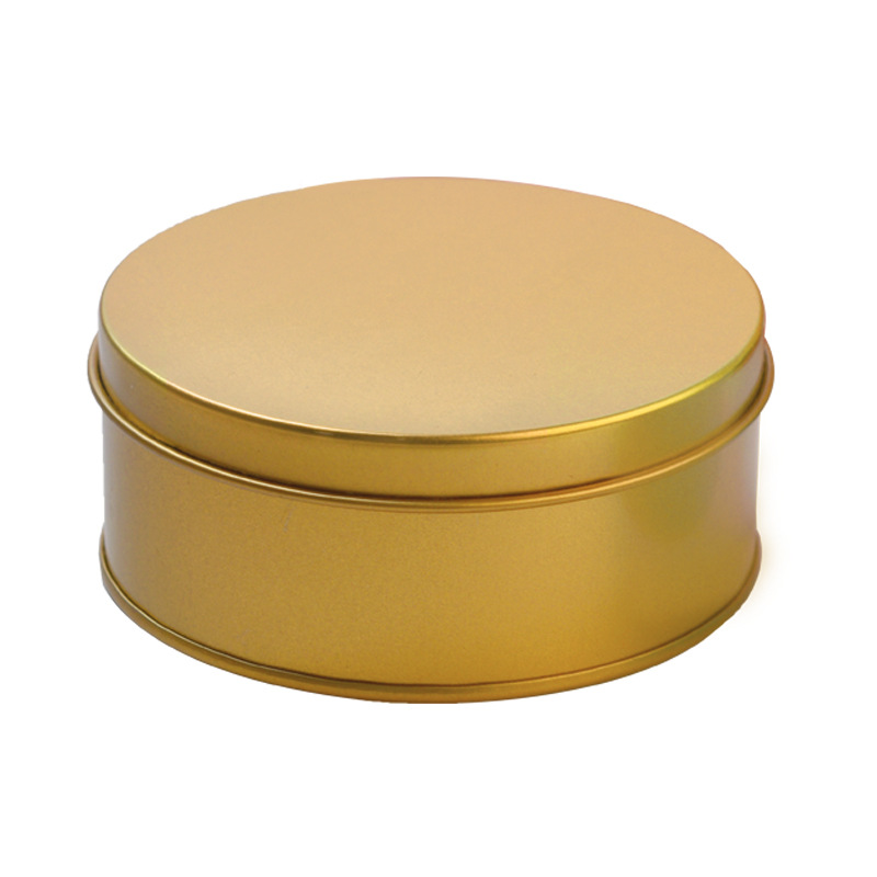 European Creative Wedding Supplies Tinplate Wedding Candies Box Gift Candy Box 10cm round Iron Box Wholesale