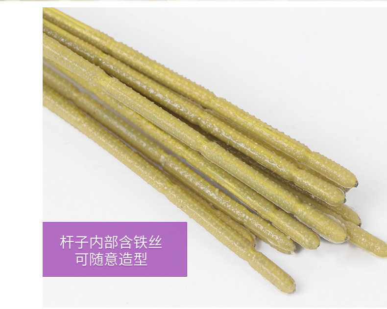 Artificial Wisteria Wedding Ceiling Decorative Silk Flower Artificial Fake Flower Rattan HANAFUJI Violets HANAFUJI Home Art Gallery Green Plants