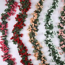 Artificial Wisteria Wedding Ceiling Decorative Silk Flower Artificial Fake Flower Rattan HANAFUJI Violets HANAFUJI Home Art Gallery Green Plants