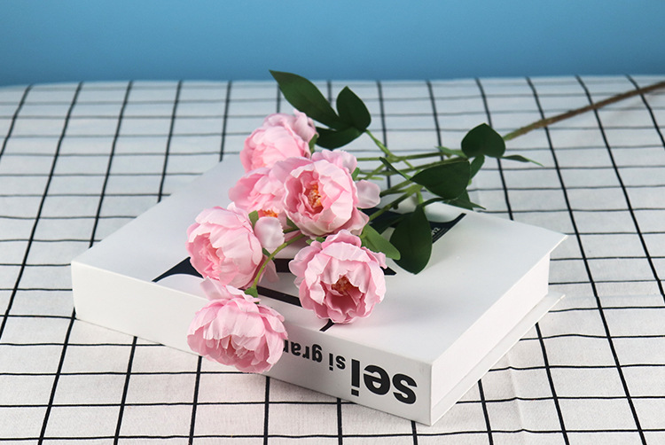 Spot Supply Simulation Exquisite Peony Wedding Flower Material Wedding Hall Ceiling Road Lead Flower Arrangement Props Wall Flower