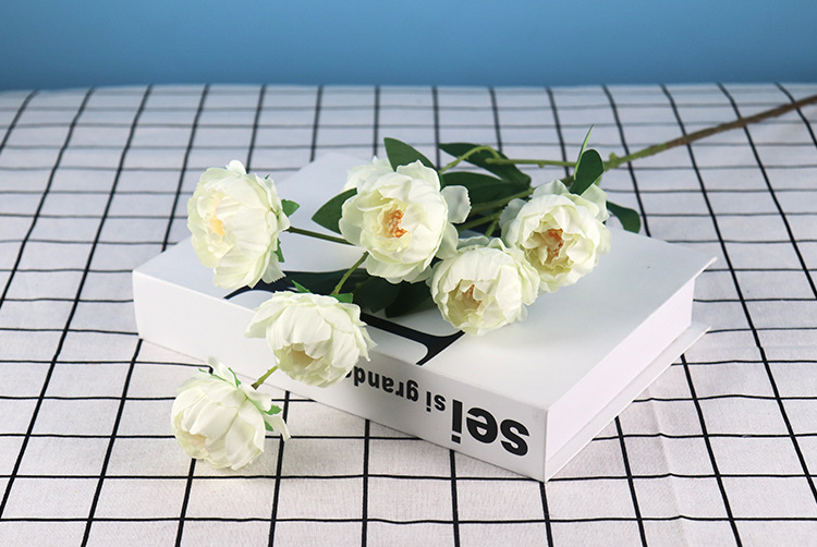 Spot Supply Simulation Exquisite Peony Wedding Flower Material Wedding Hall Ceiling Road Lead Flower Arrangement Props Wall Flower