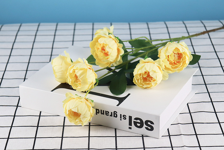 Spot Supply Simulation Exquisite Peony Wedding Flower Material Wedding Hall Ceiling Road Lead Flower Arrangement Props Wall Flower