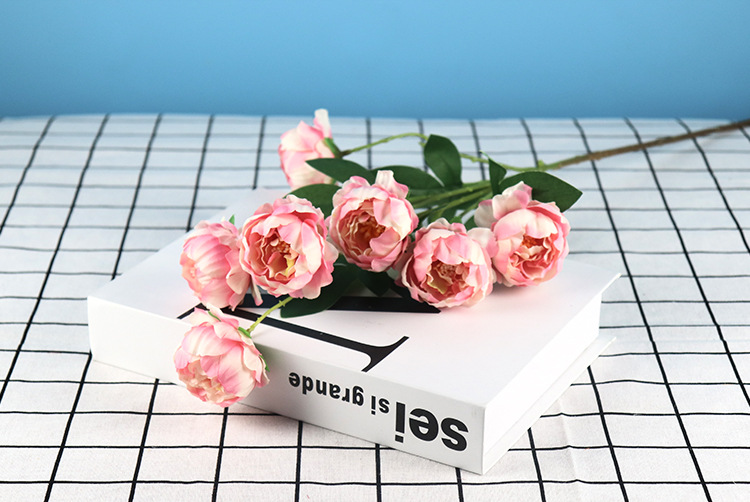 Spot Supply Simulation Exquisite Peony Wedding Flower Material Wedding Hall Ceiling Road Lead Flower Arrangement Props Wall Flower